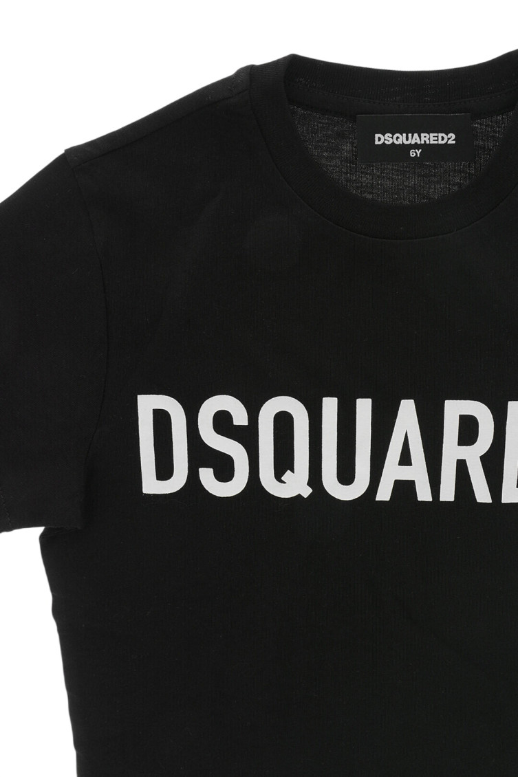 Boys Black Regular T-Shirt