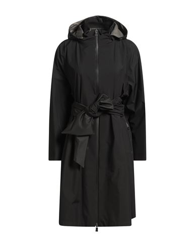 Laminar Woman Overcoat & Trench Coat Black Size 6 Polyester, Polyamide