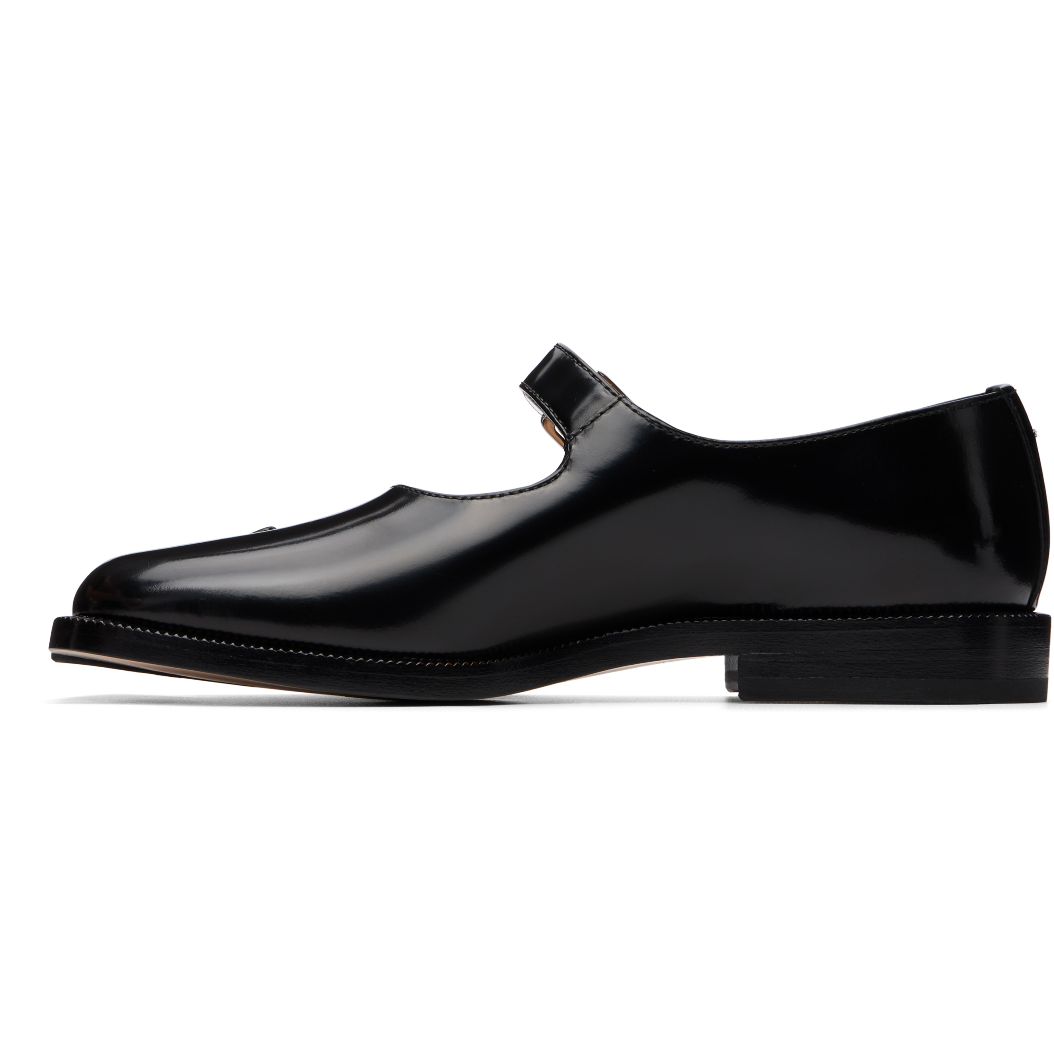 Black Tabi City Mary Jane Loafers