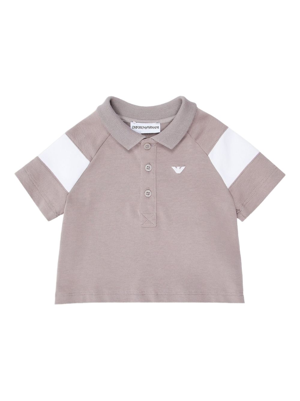 Colour-block polo shirt - Neutrals