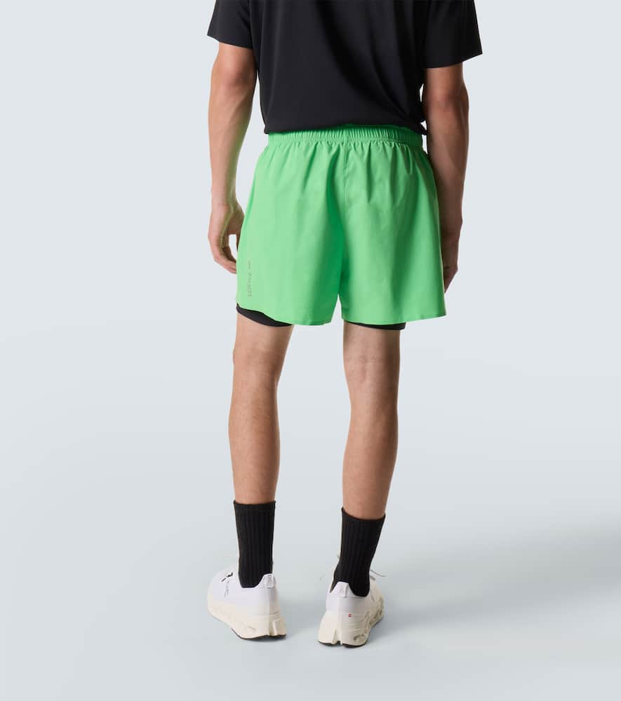 X On running shorts