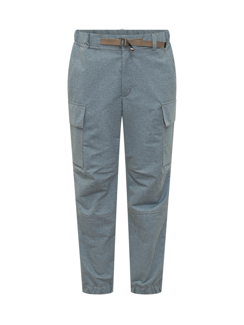 Blue Straight Cargos Pants