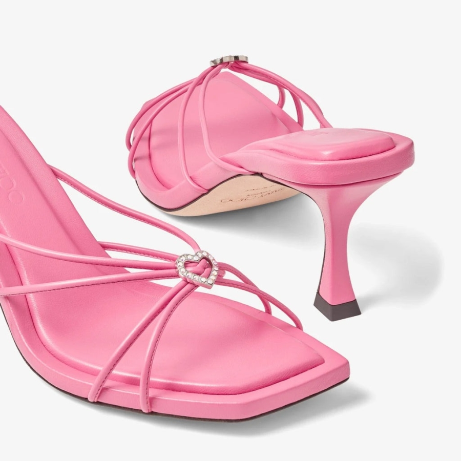 Indiya 70mm Leather Mule Sandals