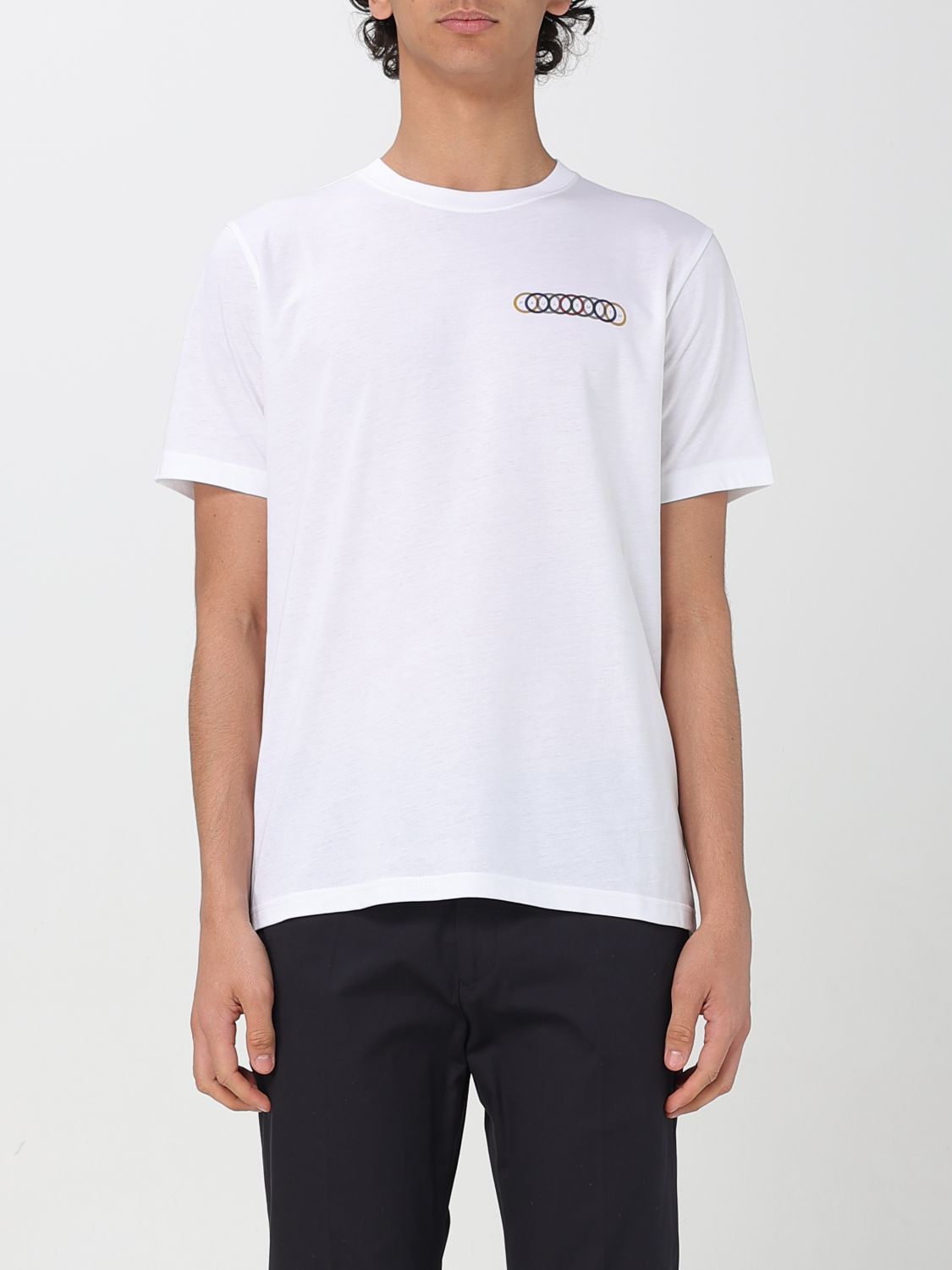 Circle-print T-shirt - White