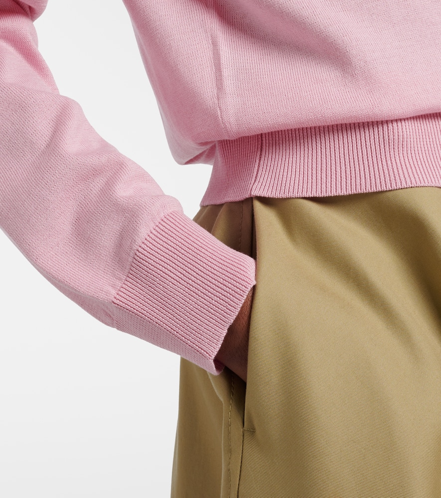 Blazé Milano Alegria silk and cotton polo sweater