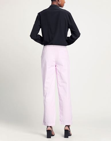 Woman Pants Lilac Size 6 Cotton