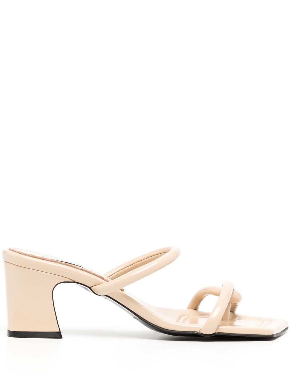 Noodle 60mm leather sandals - Neutrals