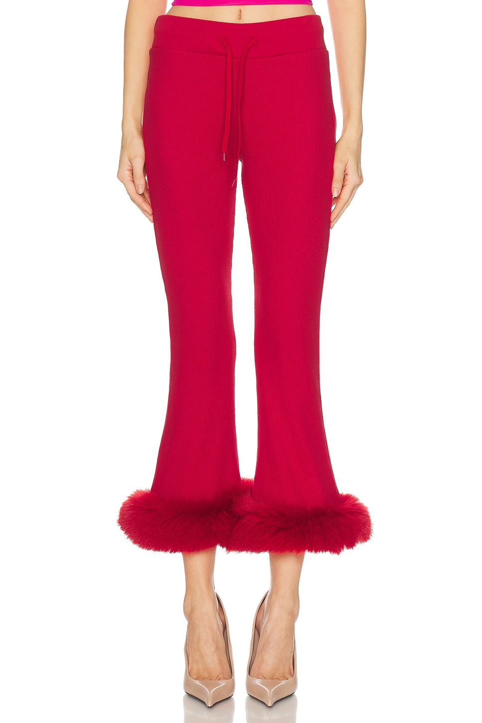 Balenciaga Flared Sweatpant in Red - Red. L also in