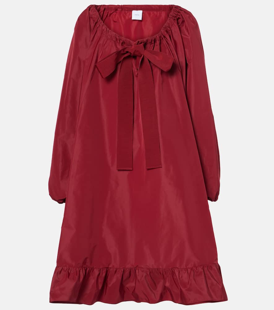 Frill ruffled midi dress