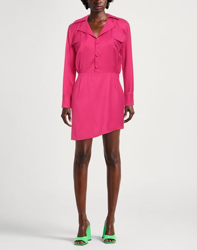 Woman Mini dress Fuchsia Size 4 Polyester, Viscose, Elastane
