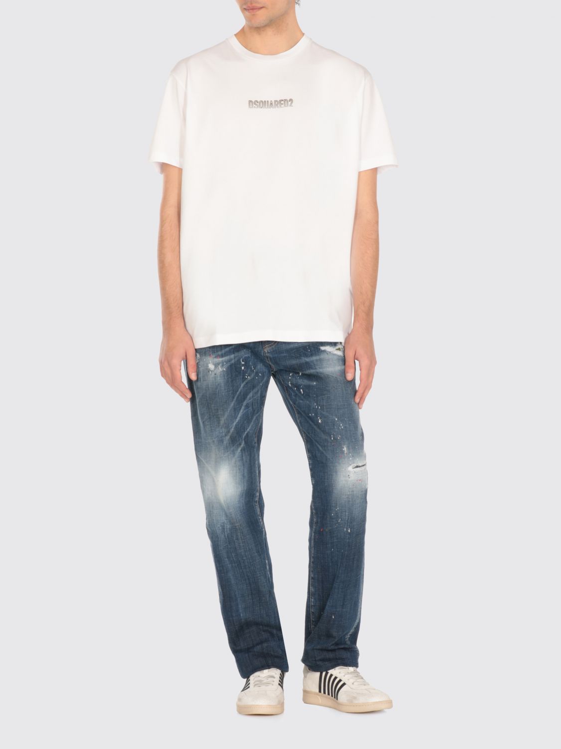 Distressed jeans - Blue