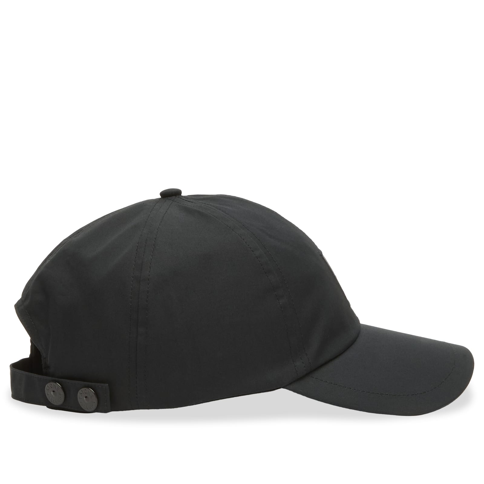 Men's Ghost Cotton Canvas Cap Black