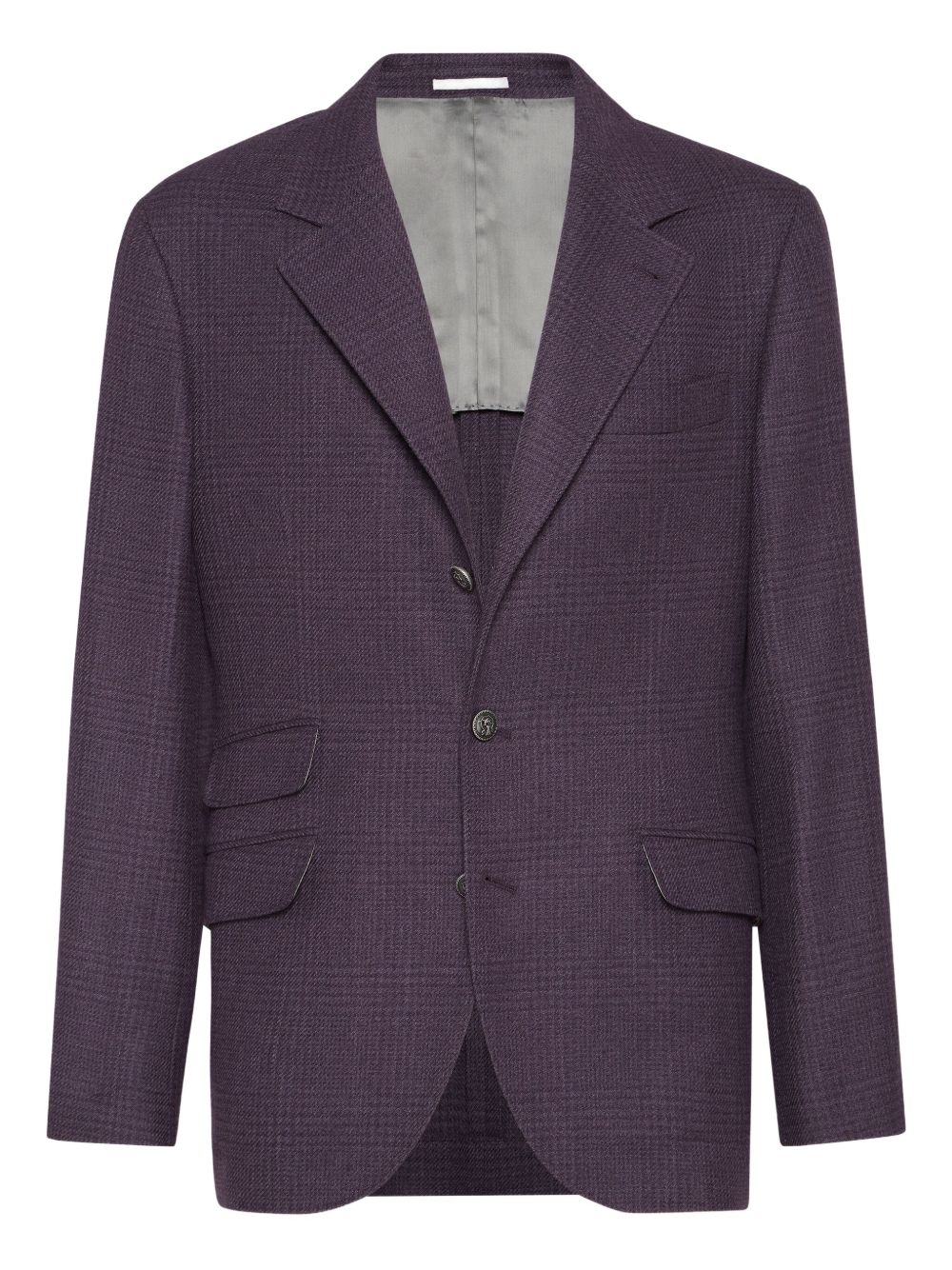 Single-breasted blazer - Purple