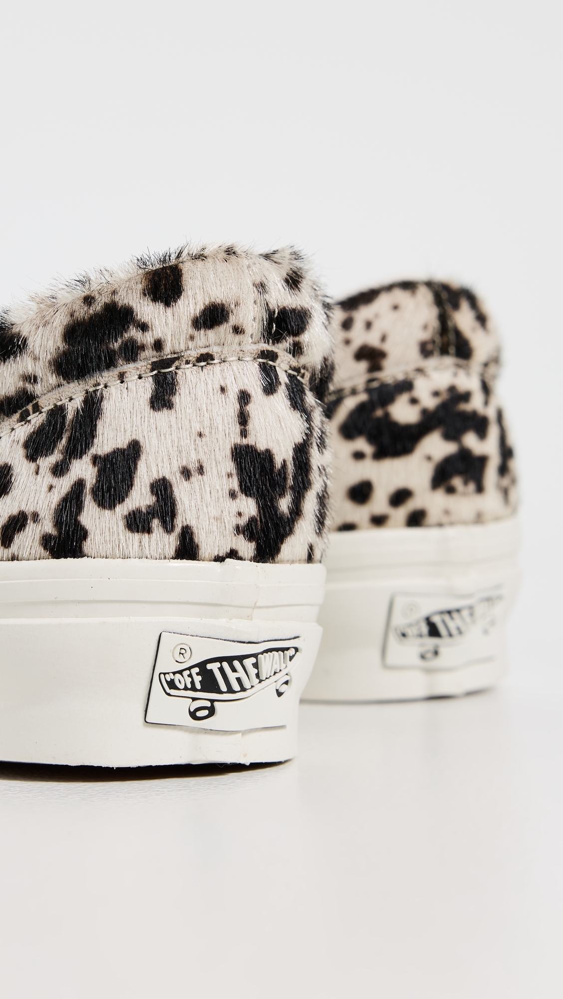 LX Classic Slip On Sneakers Pony Hair Black/White W