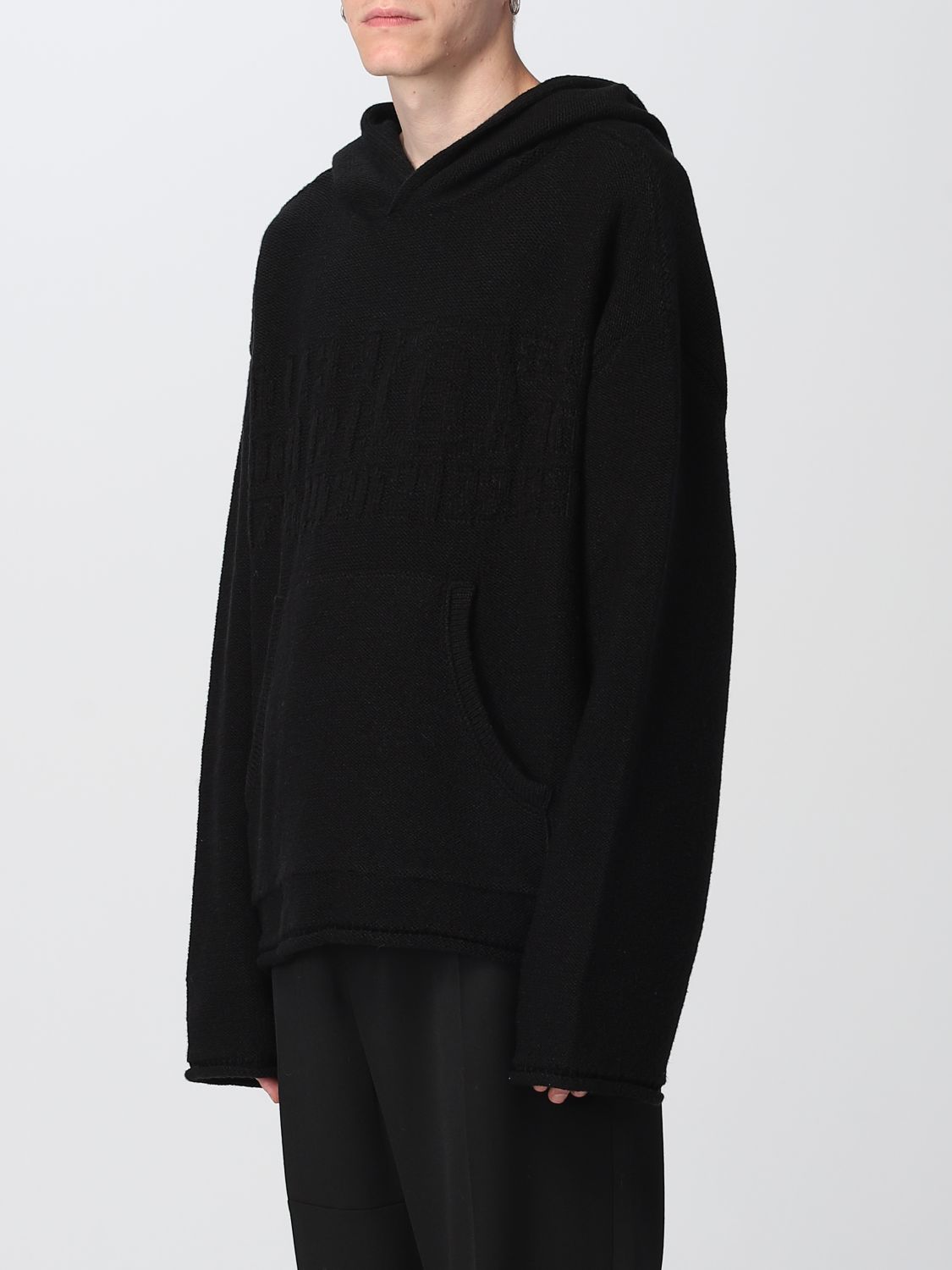 Sweatshirt Men color Black