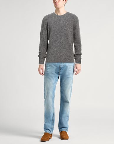 Man Sweater Grey Size 44 Wool, Polyester, Cashmere, Elastane