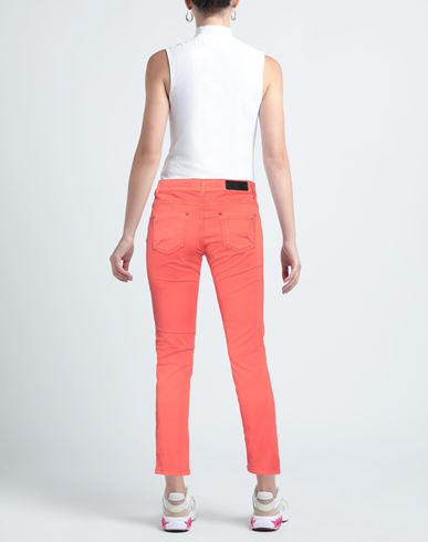 Relish Woman Pants Coral Size 27 Cotton, Elastane