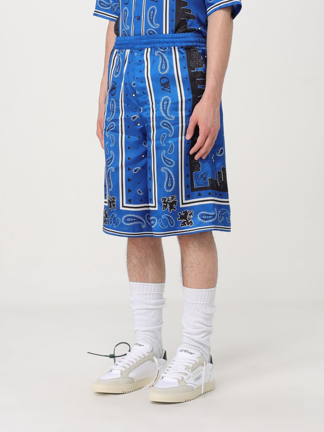 Short Men color Blue