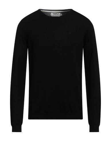 Fred Mello Man Sweater Black Size S Viscose, Polyamide