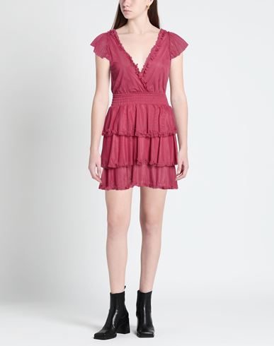 Soallure Woman Mini dress Mauve Size 6 Polyamide