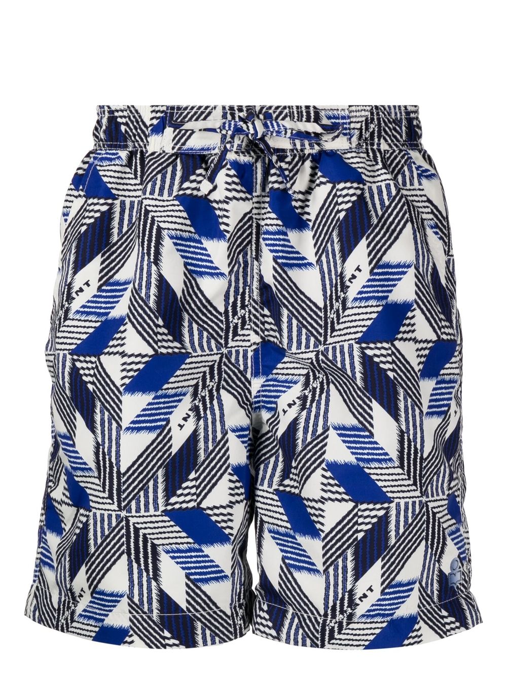 Tie-dye print swim shorts - Green