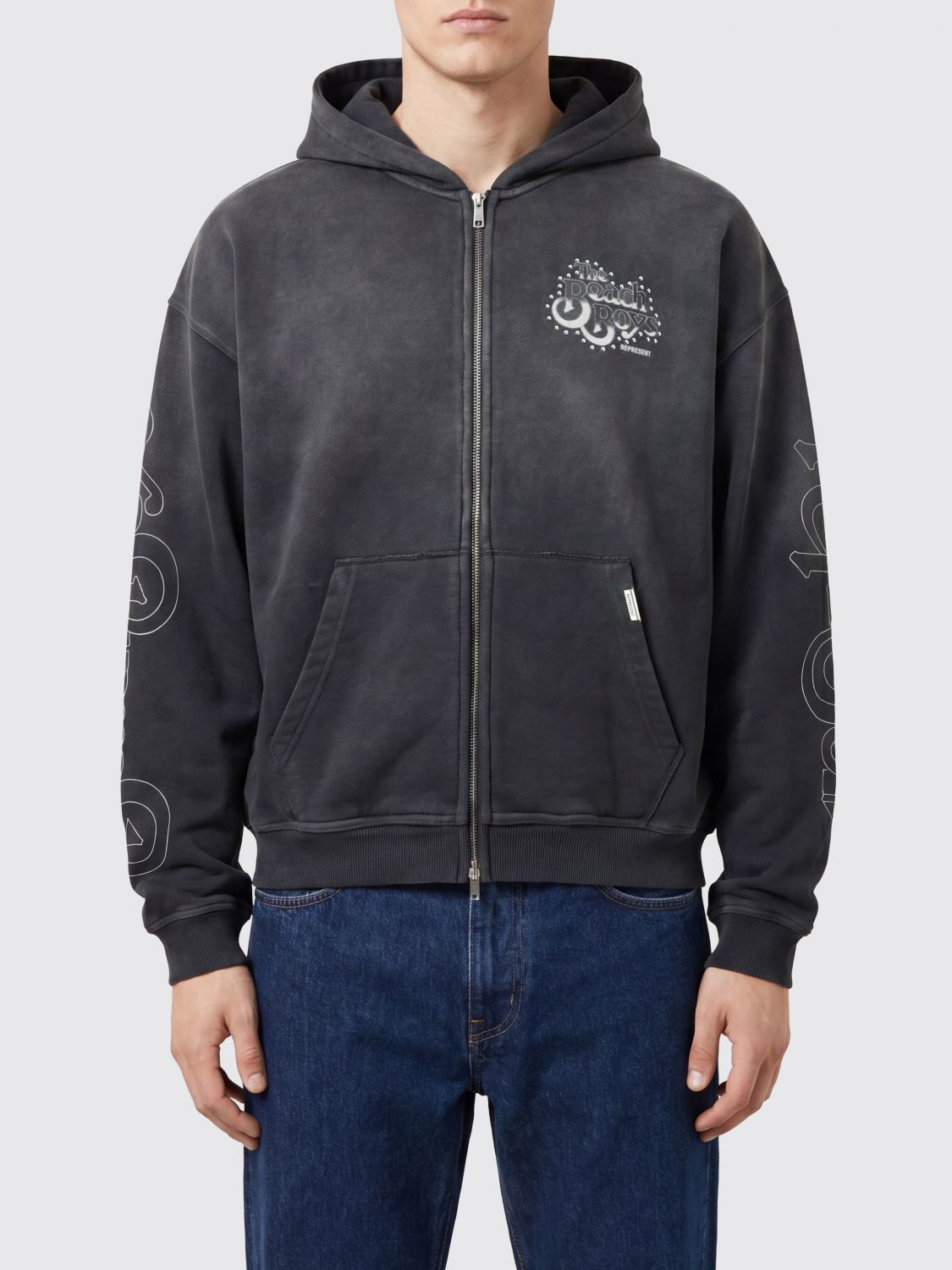 Sweatshirt Men color Black