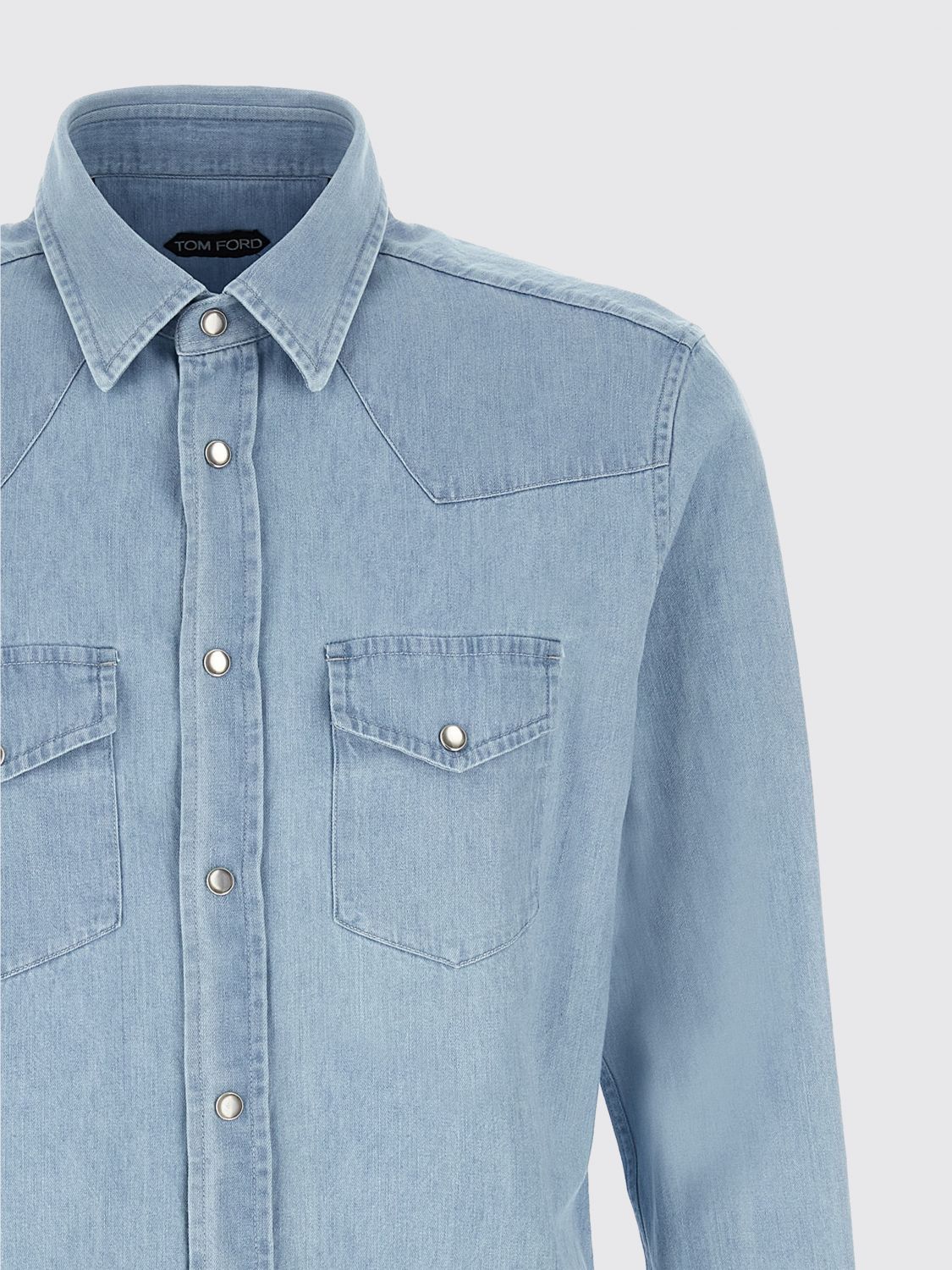 Denim Chambray Western Shirt