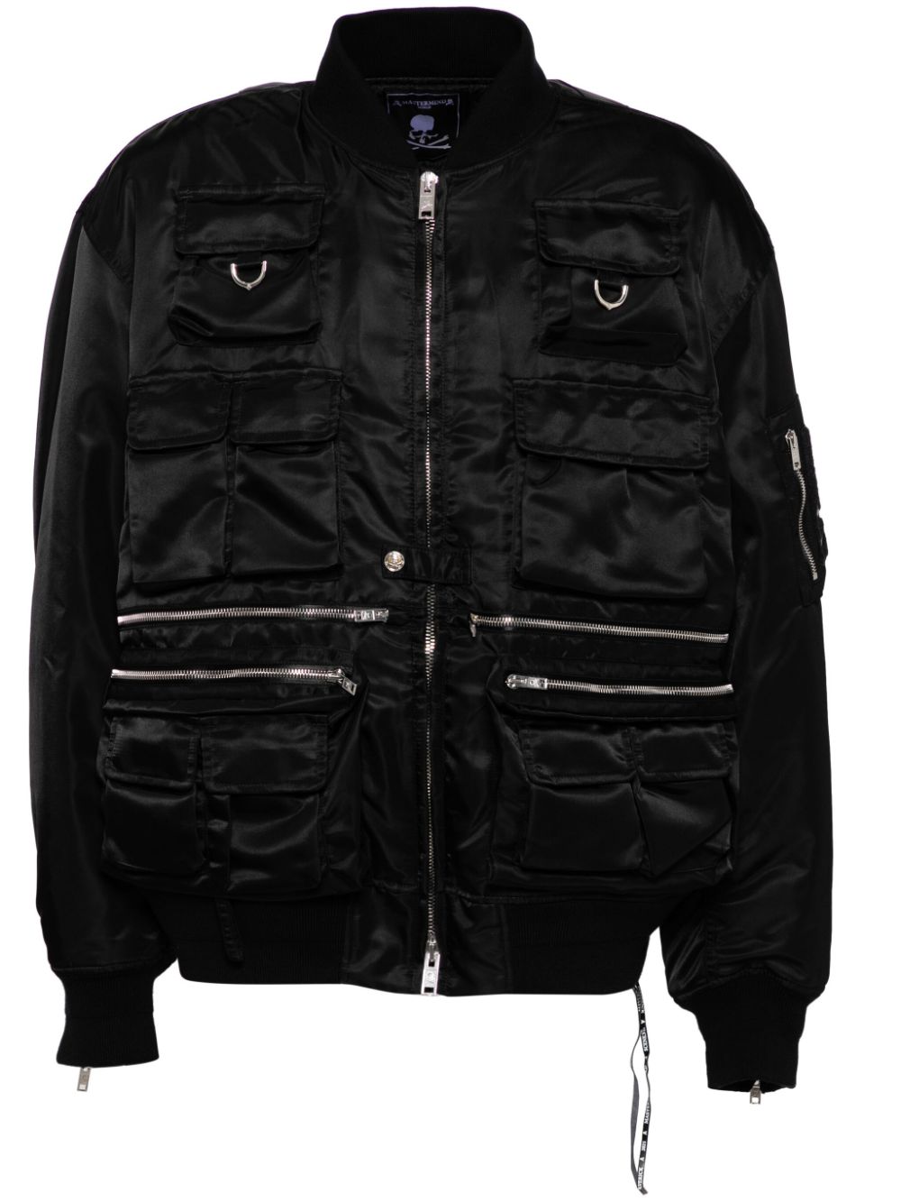 Multiple-pockets jacket - Black