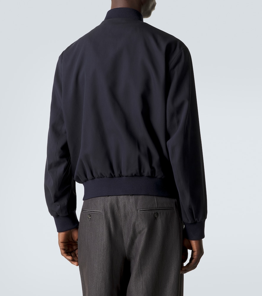 Cotton-blend bomber jacket