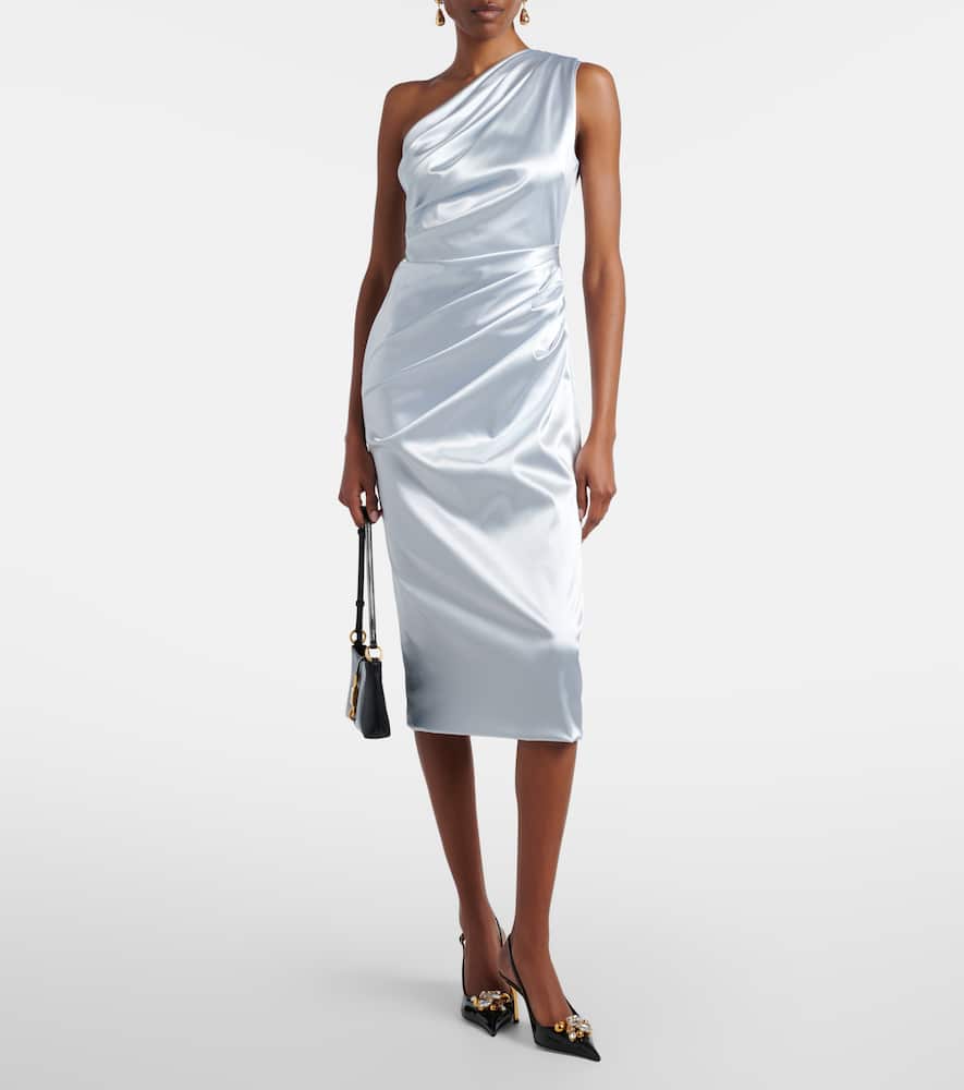 Satin midi dress