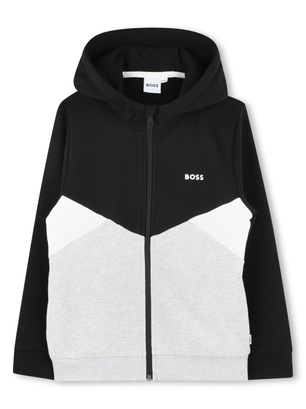 Zip-up hoodie - Black