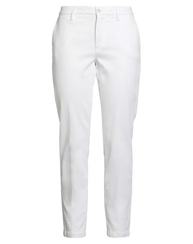 Re_hash Woman Pants White Size 31 Lyocell, Cotton, Elastane