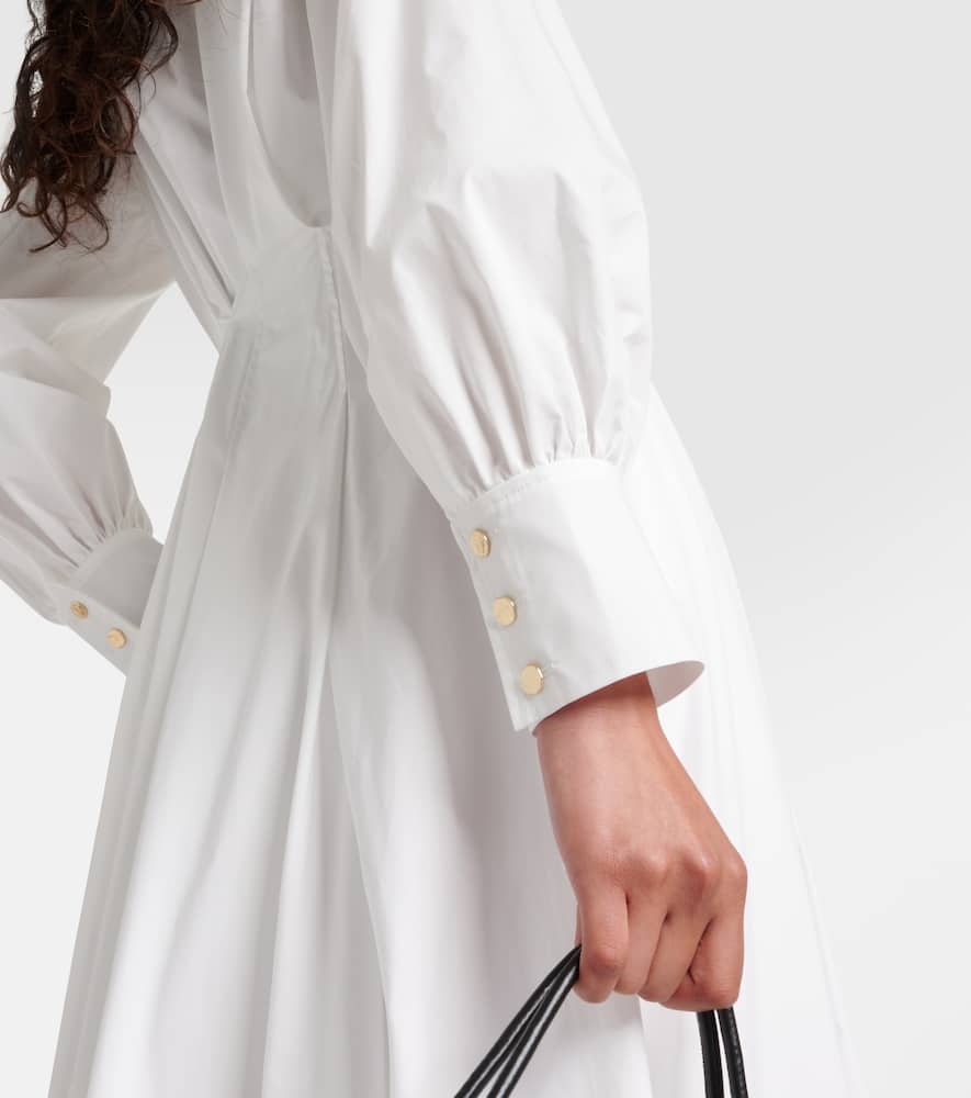 Isabela cotton-blend midi dress