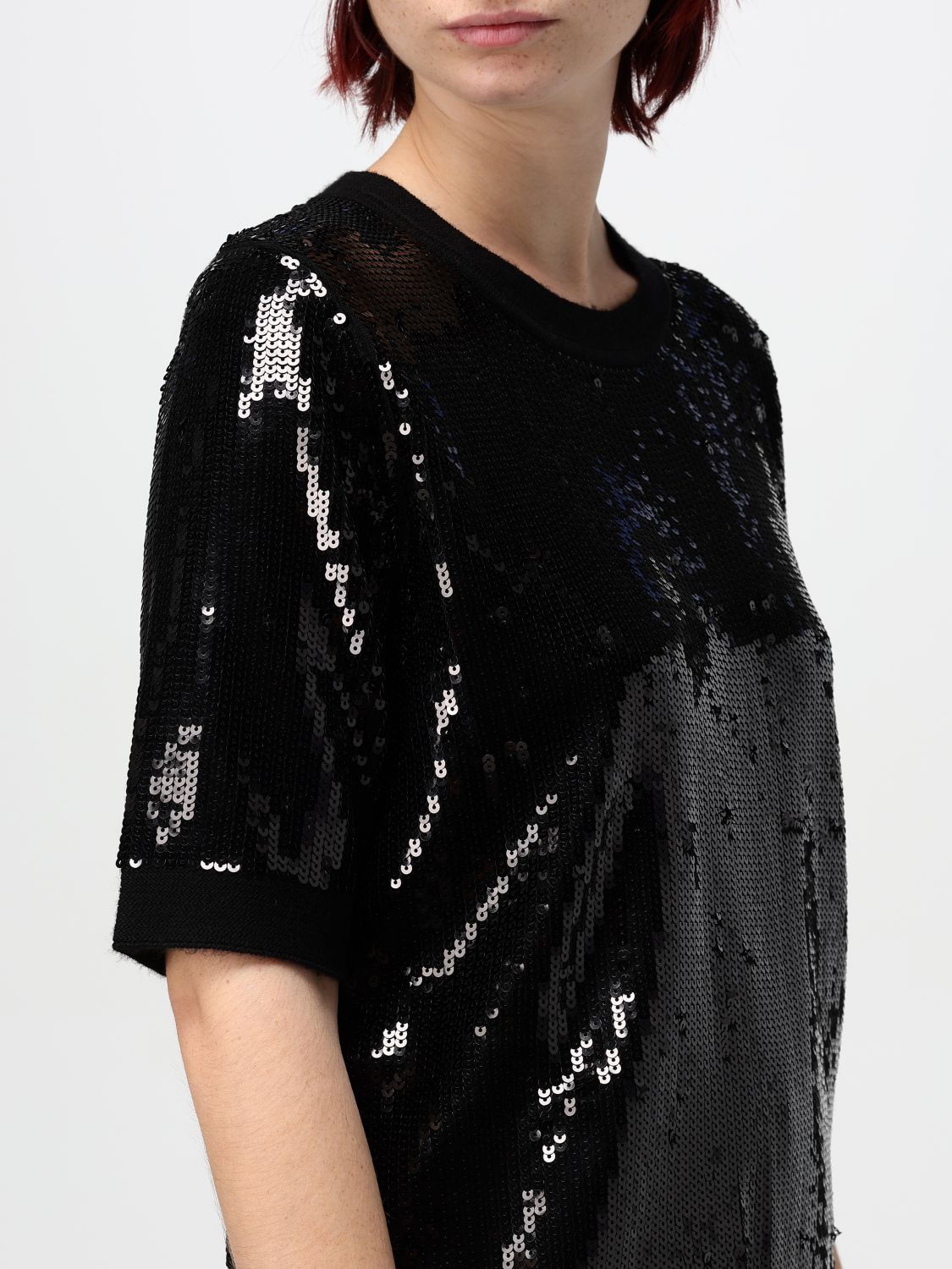 Top Woman color Black