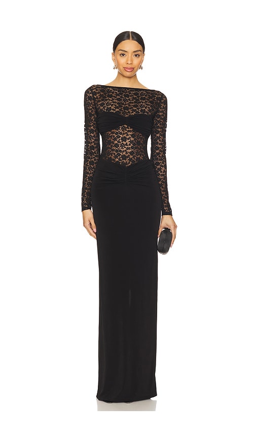 Lovers and Friends Kathryn Gown in Black.  XXS. Also in