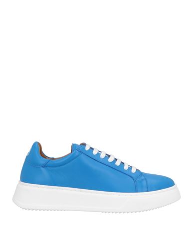 Woman Sneakers Azure Size 10 Leather