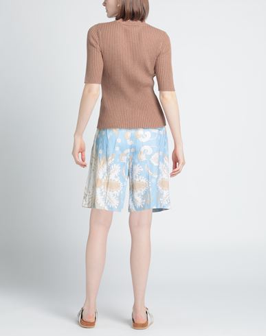 Woman Shorts & Bermuda Shorts Light blue Size 6 Cotton