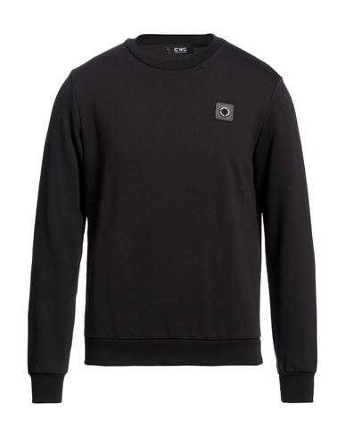 Man Sweatshirt Black Size XXL Cotton