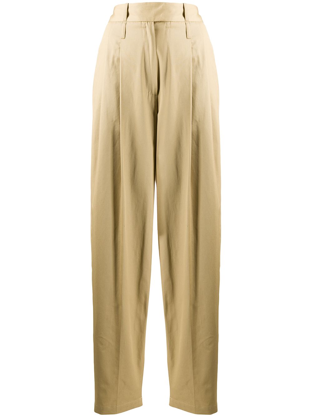 High waisted trousers - Neutrals