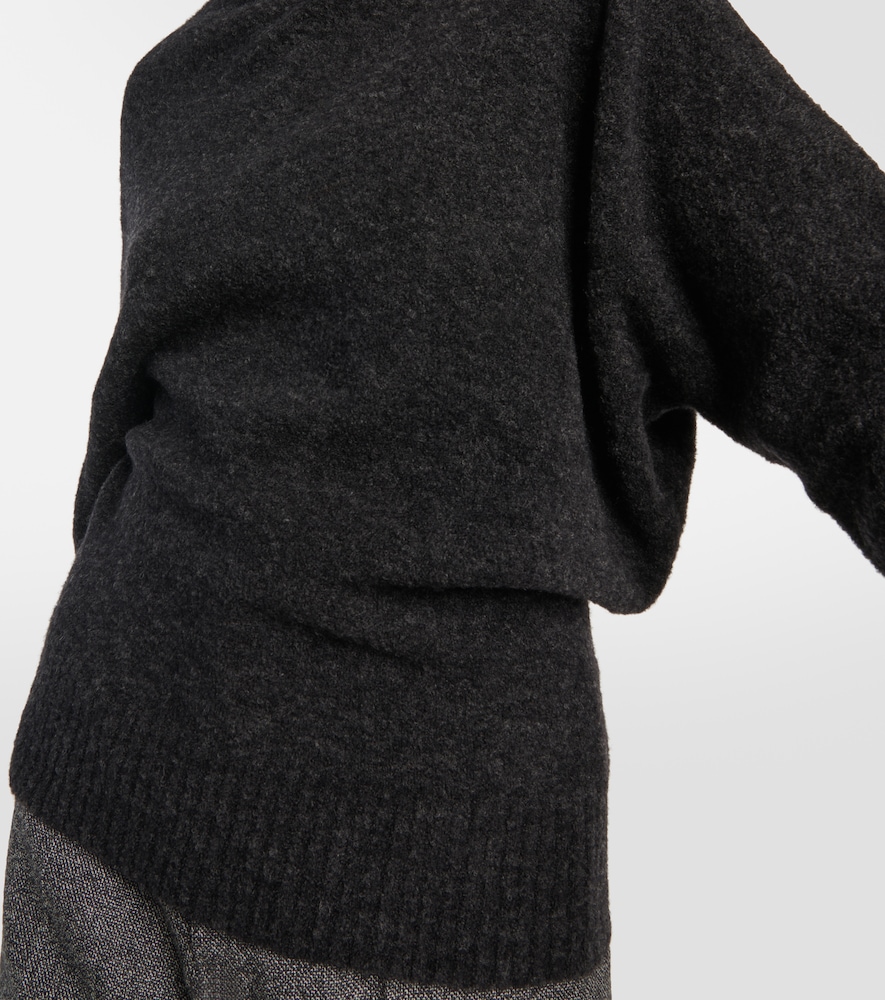 Slouchy wool-blend sweater