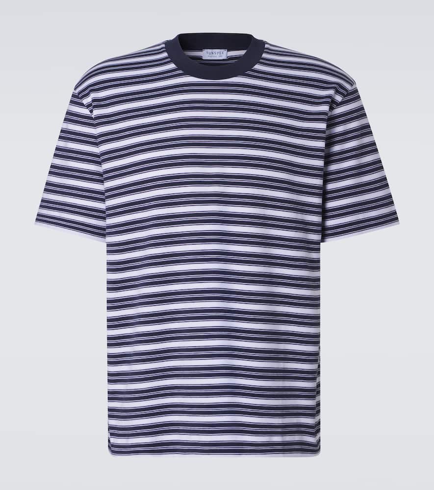 Striped cotton jersey T-shirt