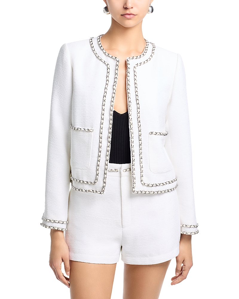 Chain Trim Tweed Jacket - Exclusive