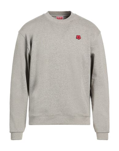 Man Sweatshirt Grey Size XL Cotton, Elastane