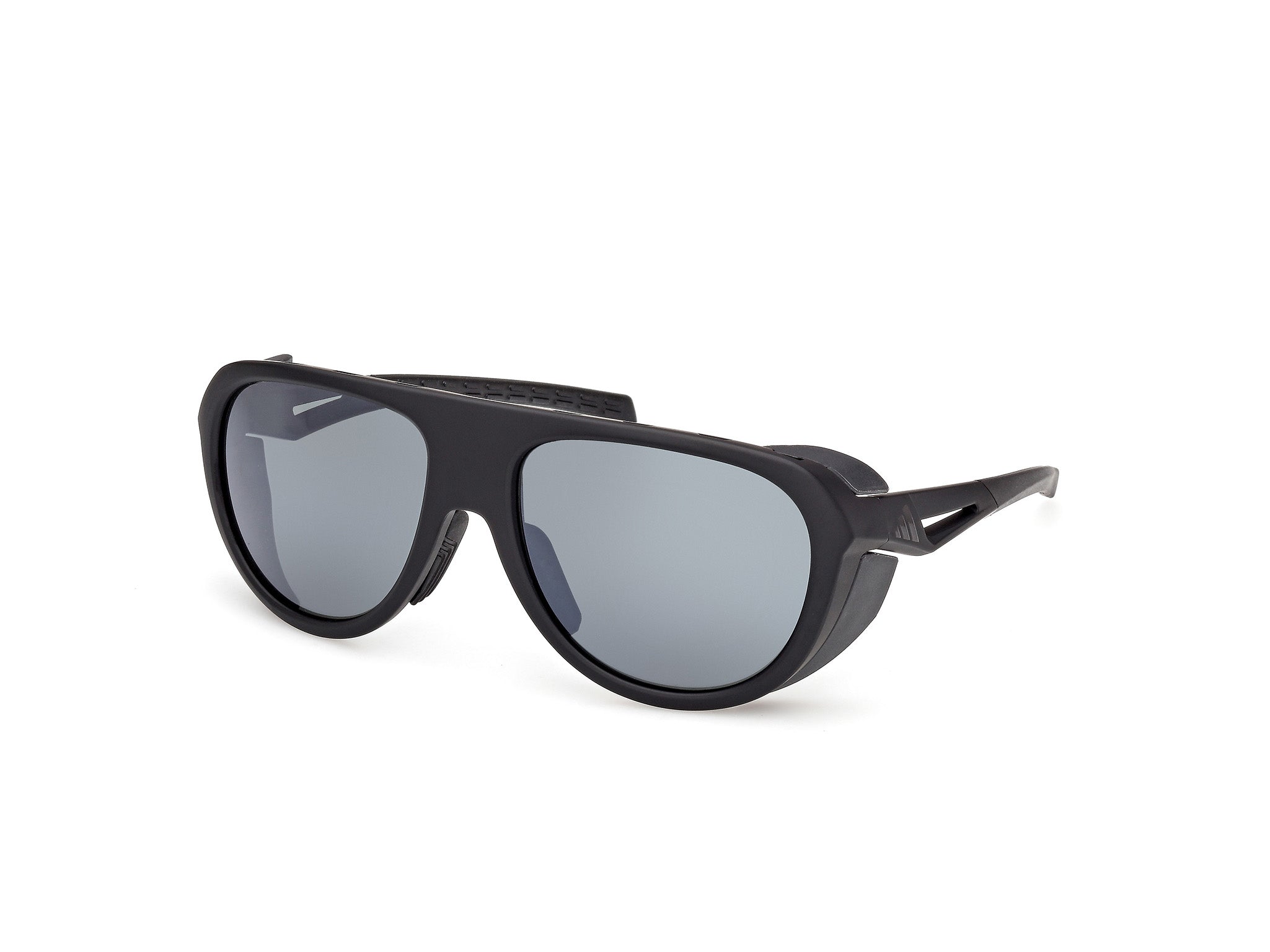 Adidas Sport Unisex Adidas Sport SP0110 02D Sunglasses Injected Black Smoke Pilot Polarized