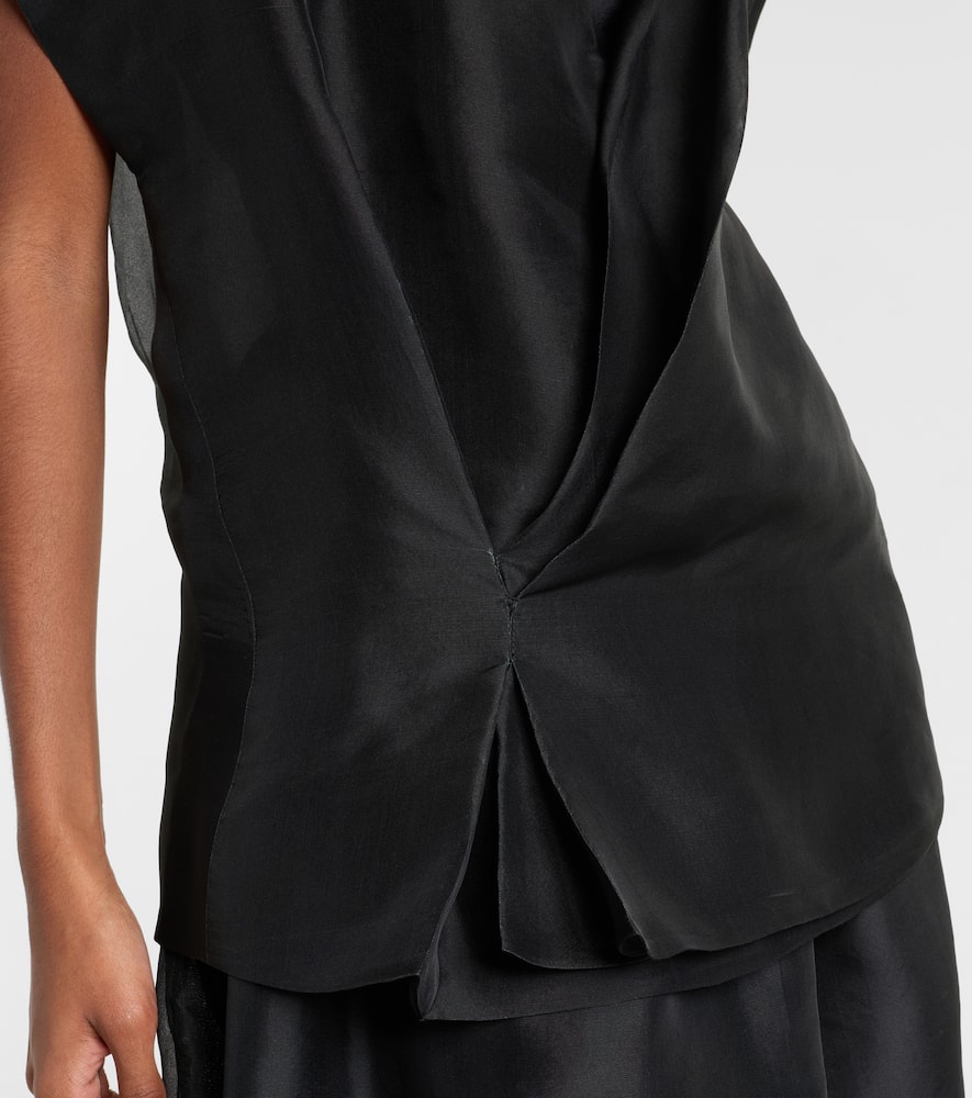 Mer silk top