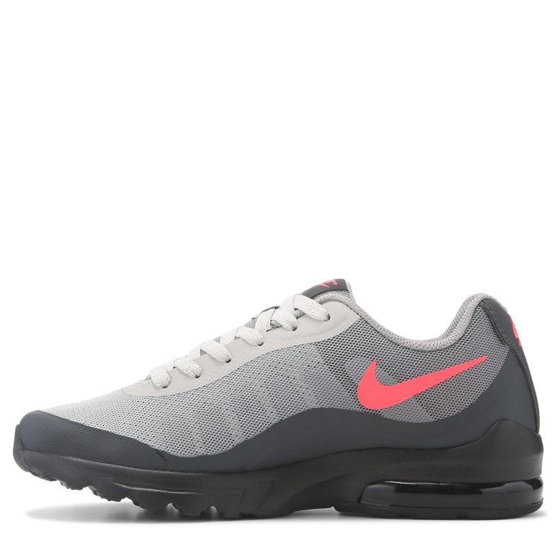 Men's Air Max Invigor Sneakers (Grey/Black/Red)