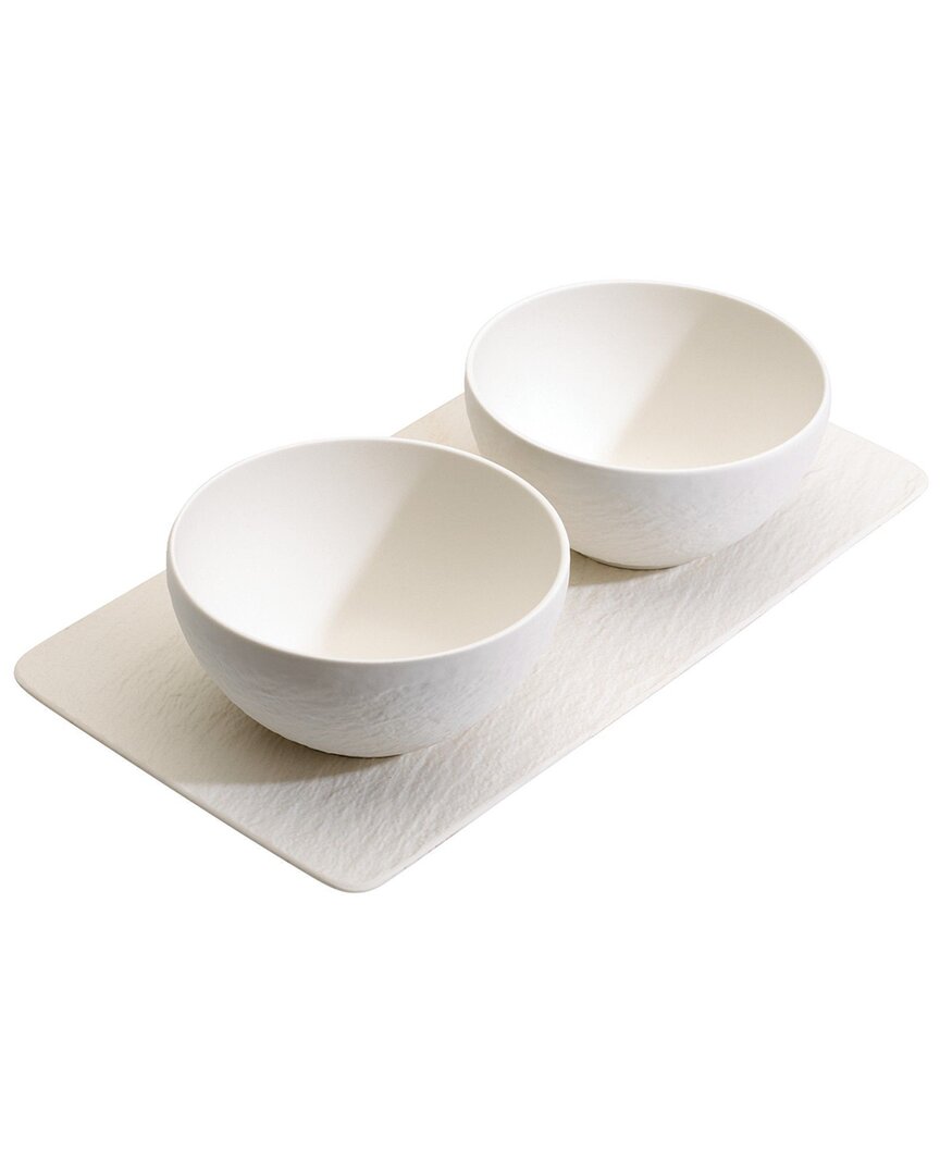 Manufacture Rock 3pc Condiment Set