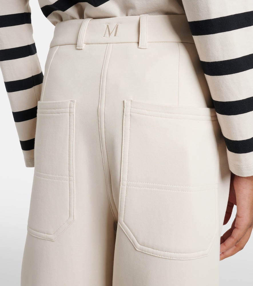 Caucaso cotton-blend wide-leg pants