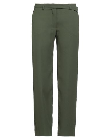 Woman Pants Military green Size 6 Viscose, Elastane