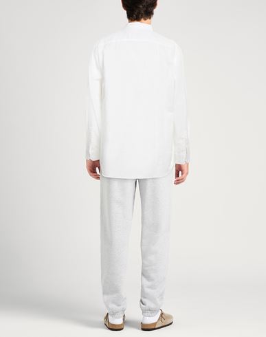 Man Shirt White Size S Linen, Cotton